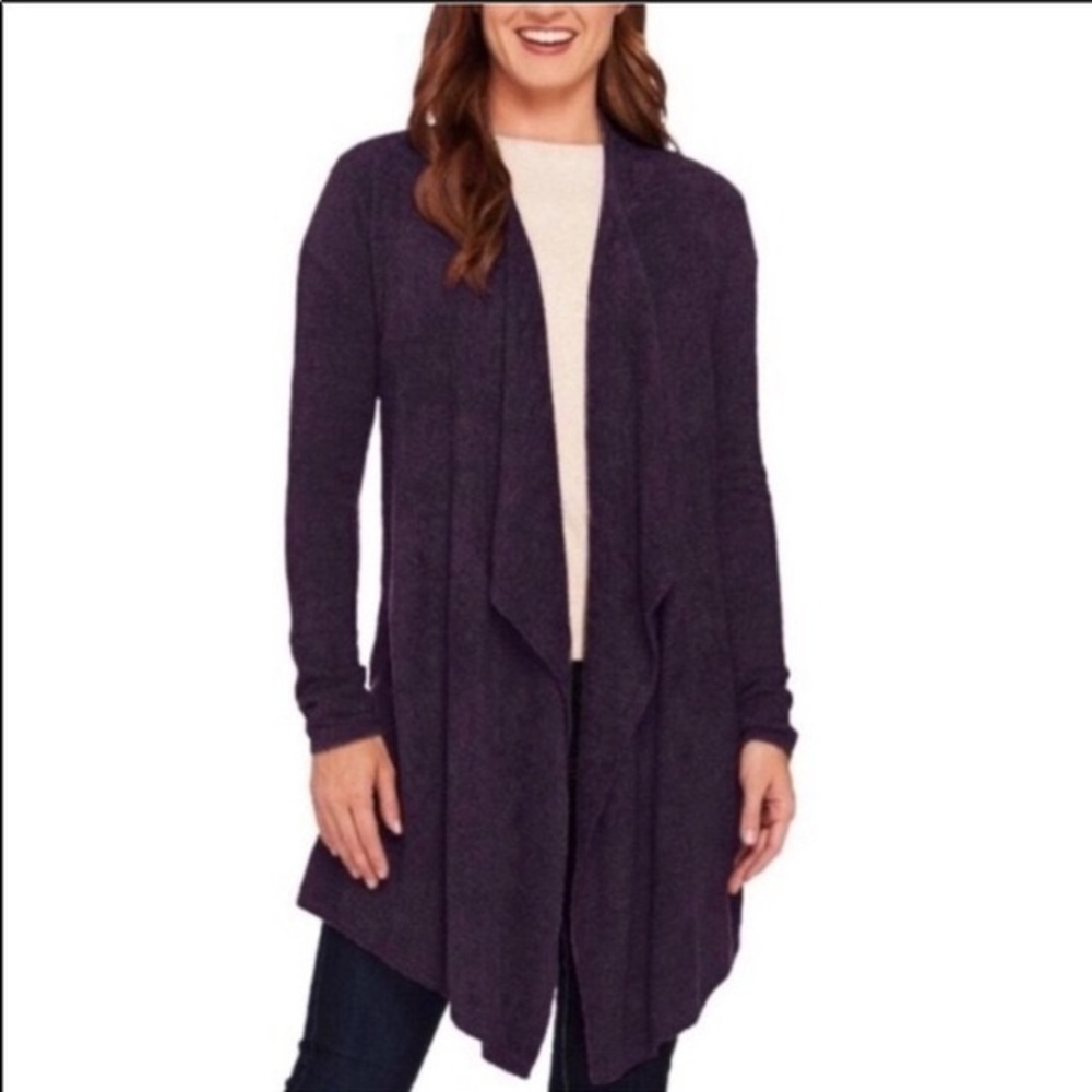Barefoot Dreams cozy chic waterfall cardigan